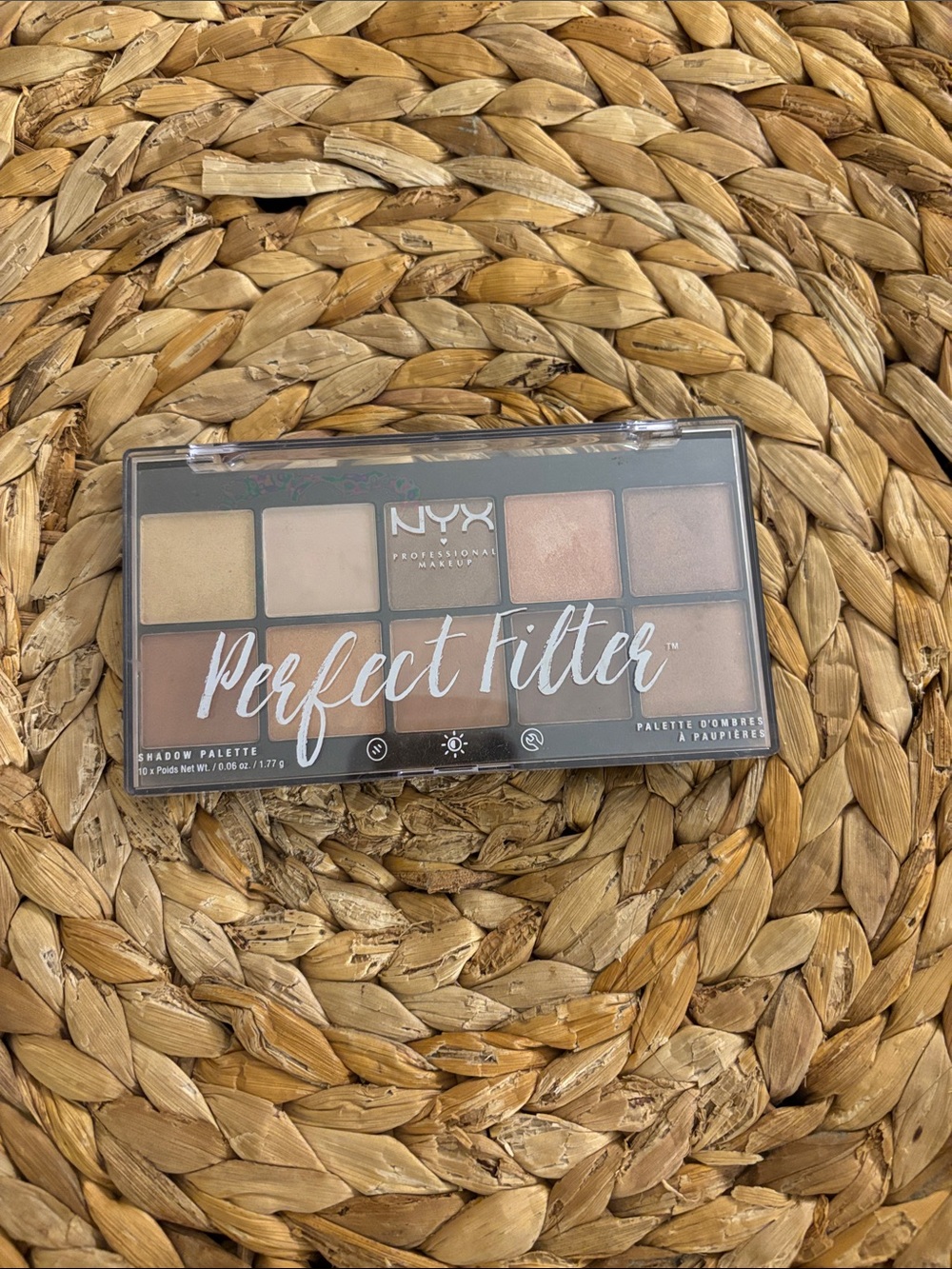 NYX Perfect Filter Eyeshadow Palette – Nude, Beige & Warm Brown Mix